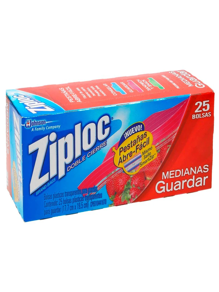 BOLSAS ZIPLOC GRANDES 10U