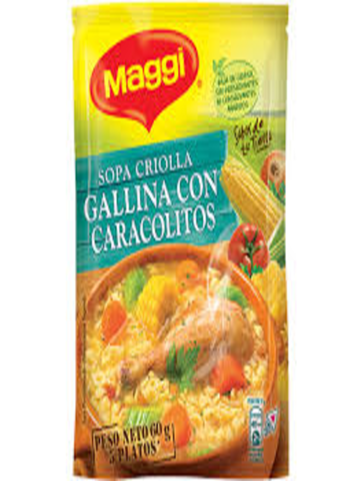 Sopa Criolla Caracolitos Maggi 60g