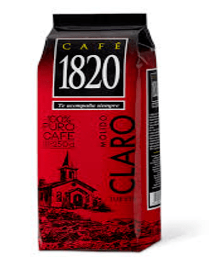 CAFE 1820 TUESTE CLARO 250G
