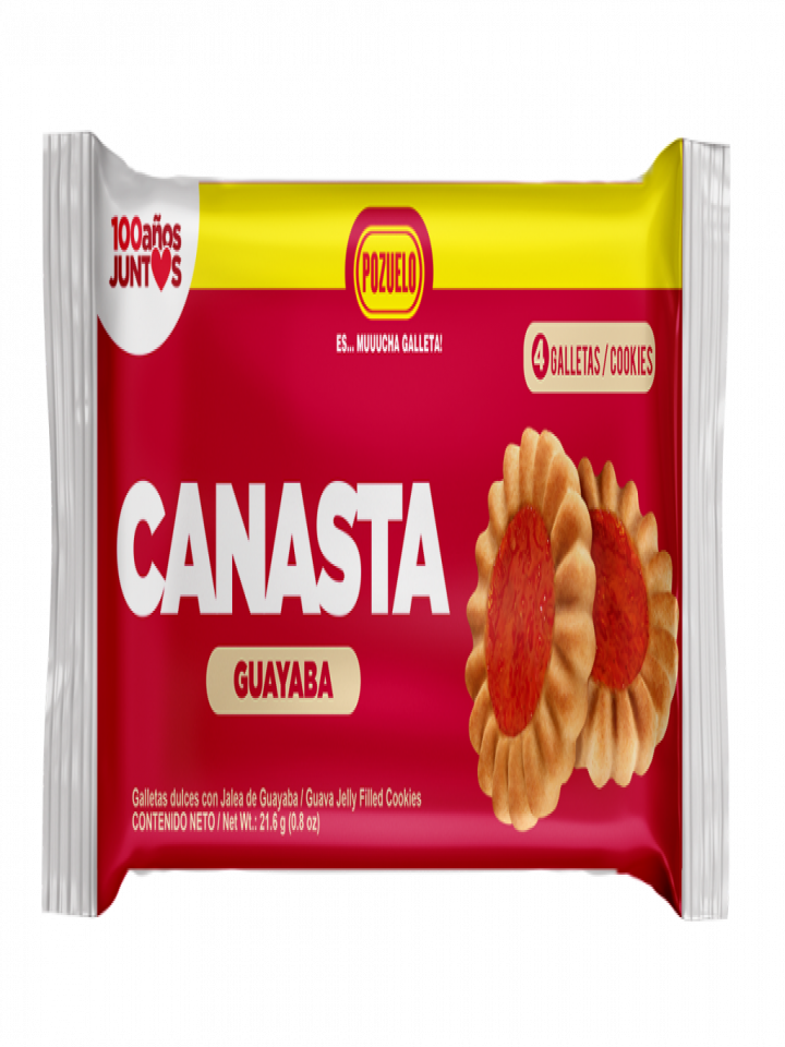 GALLETA CANASTA GUAYABA 12U