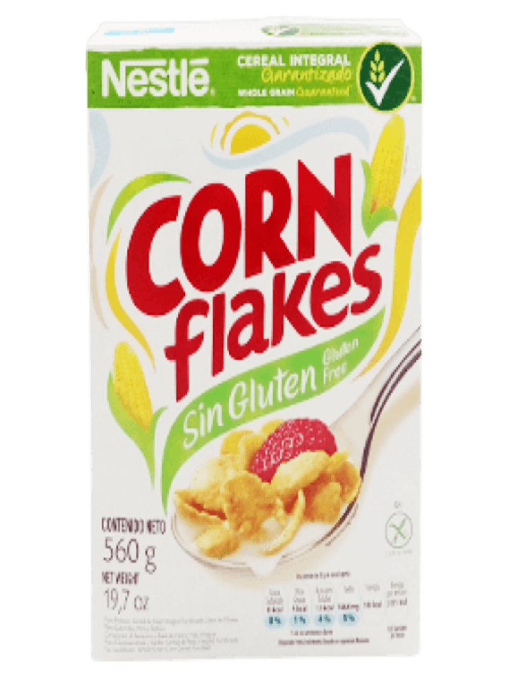 Cereal Nestlé Corn Flakes sin Gluten 500 g